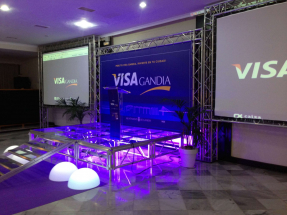 escenario de aluminio